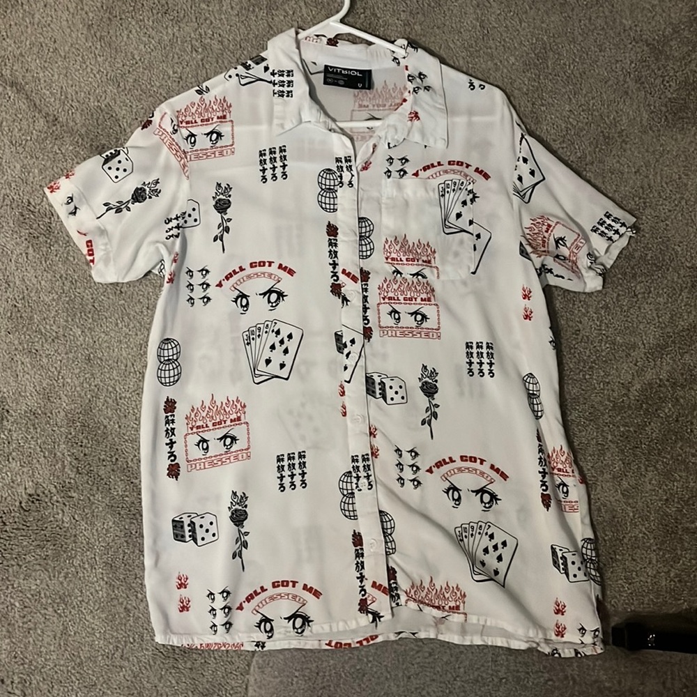 Medium Vitbiol (got me pressed) button up.